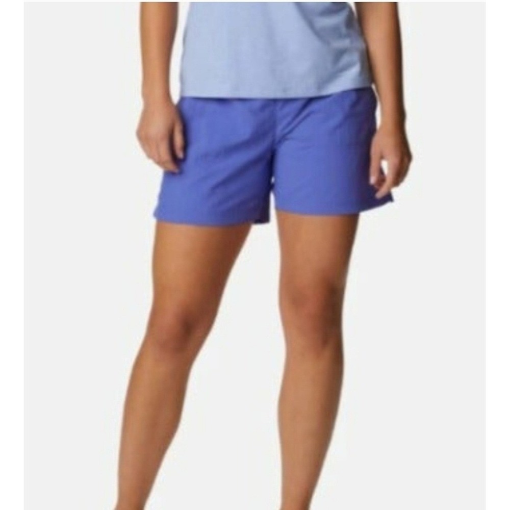 Columbia Women's L Size‎ Active Fit Aqua Blue Walking Hiking Shorts